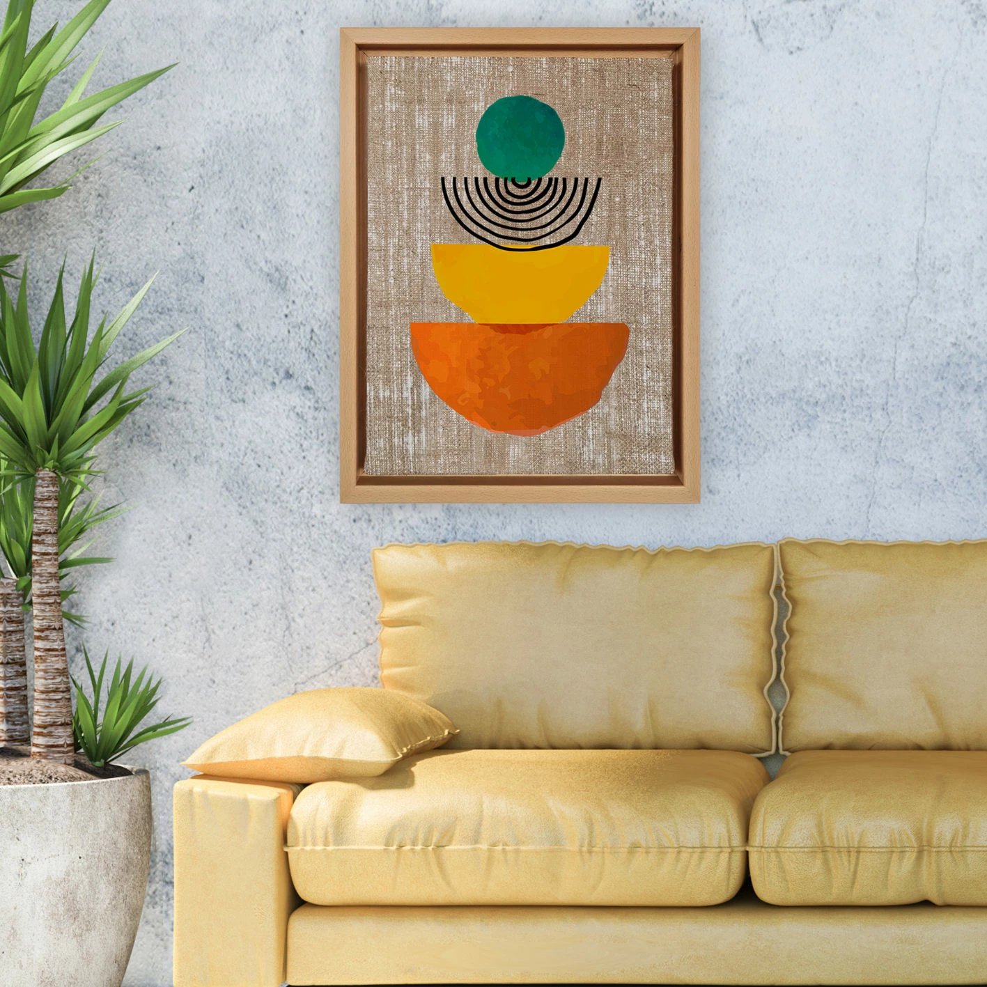 Pikturë dekorative në kanavacë, shumëngjyrëshe, Wallity LNJ319906281922 - 6696, 66x96cm