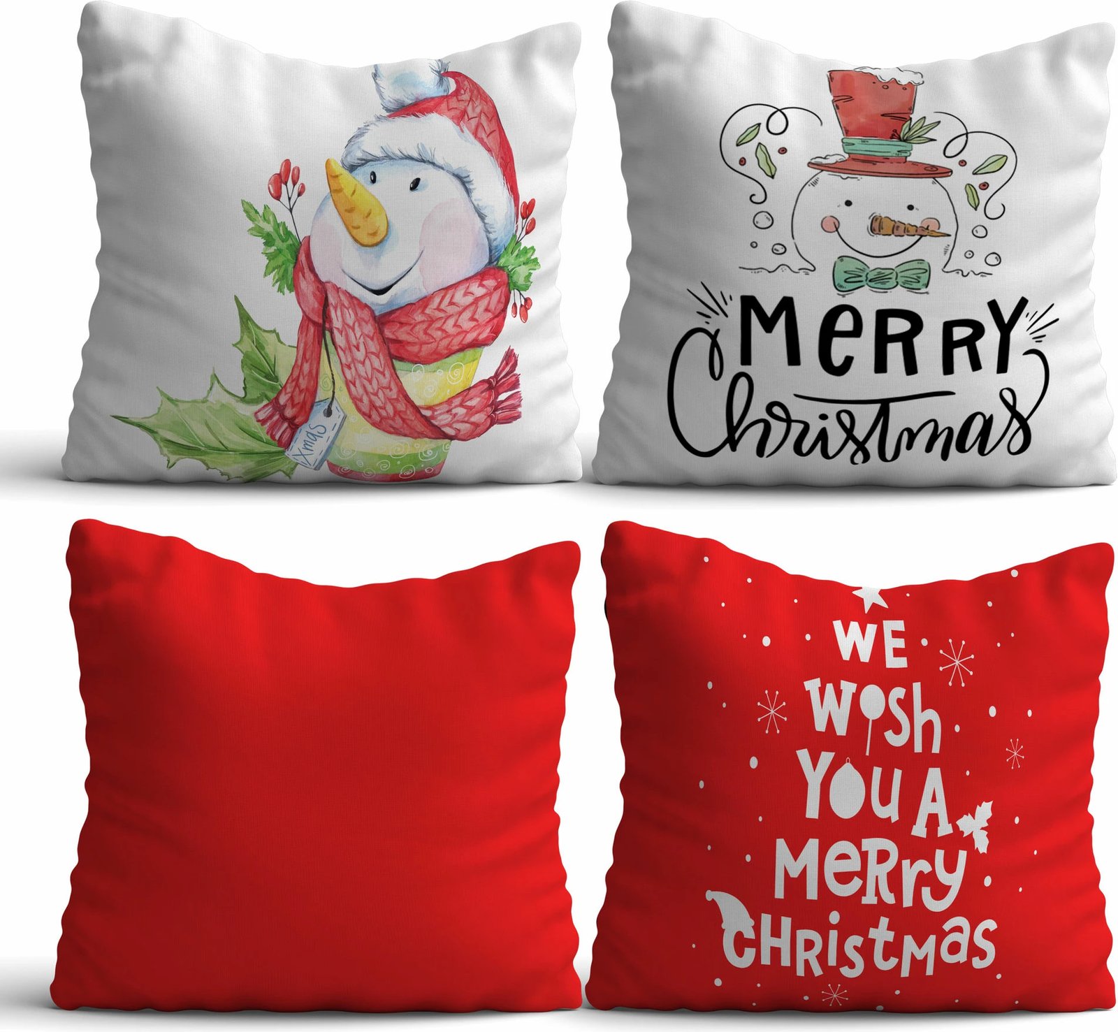 Set jastëkësh dekorativ (4 copë), Aberto Design, NYXMAS17