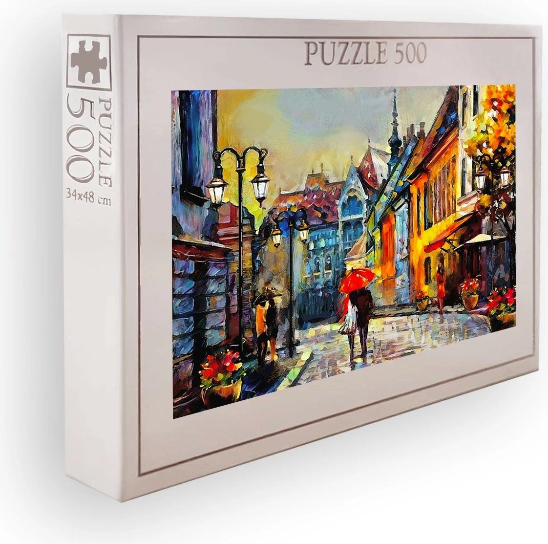 Puzzle 500 copë, Evila Originals, shumëngjyrësh, PZL_0189_500