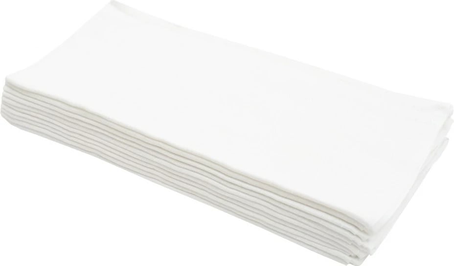 pelenë pambuku për bebe NEW BABY STANDARD 70x80 cm 115 g/m2 e bardhë set 10 copë