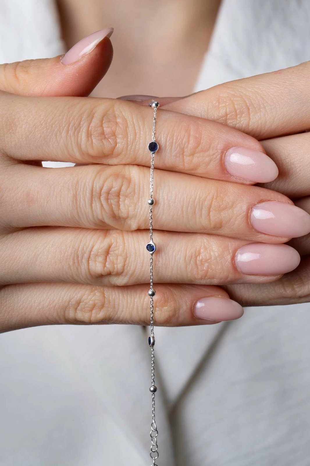 Byzylyk argjendi Jumeon, ngjyrë kaltër e errët, TFNY65232