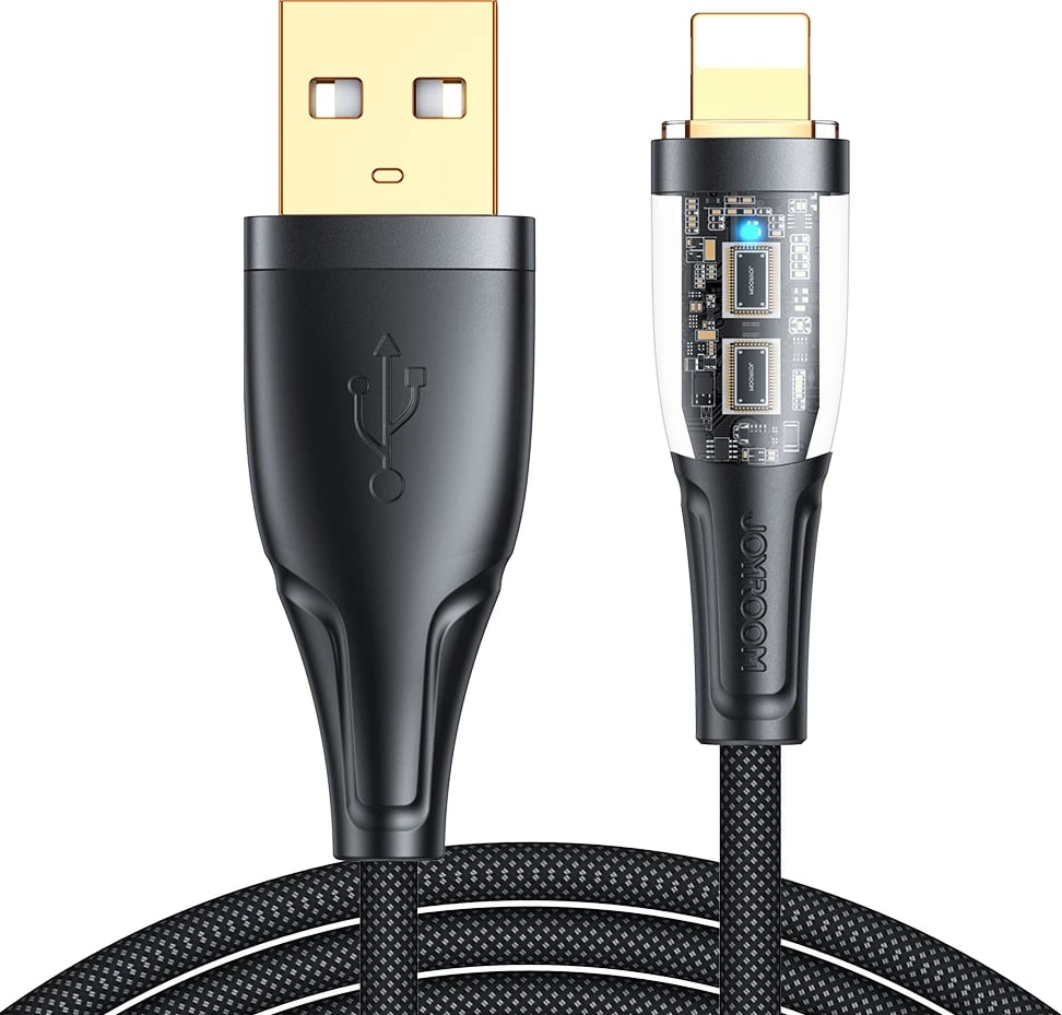 Kabllo Joyroom Star-Cloud Series A3 USB-A në Lightning, 1.2m, 2.4A, e zezë