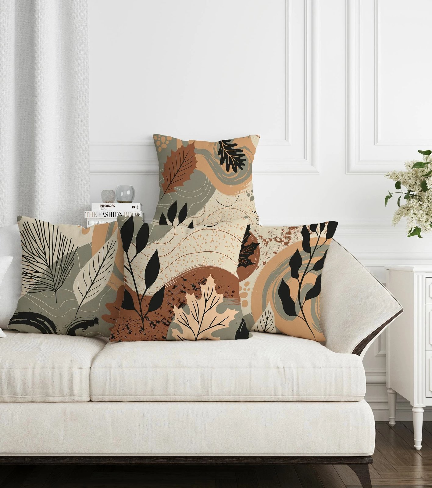 Set jastëkësh dekorativ, dizajn Aberto, ASR-plw4 - 19, 4 copë