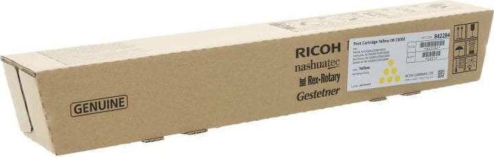 Toner Ricoh IM C4500/C6000 842284, rendiment 9,750–23,700 faqe, e verdhë