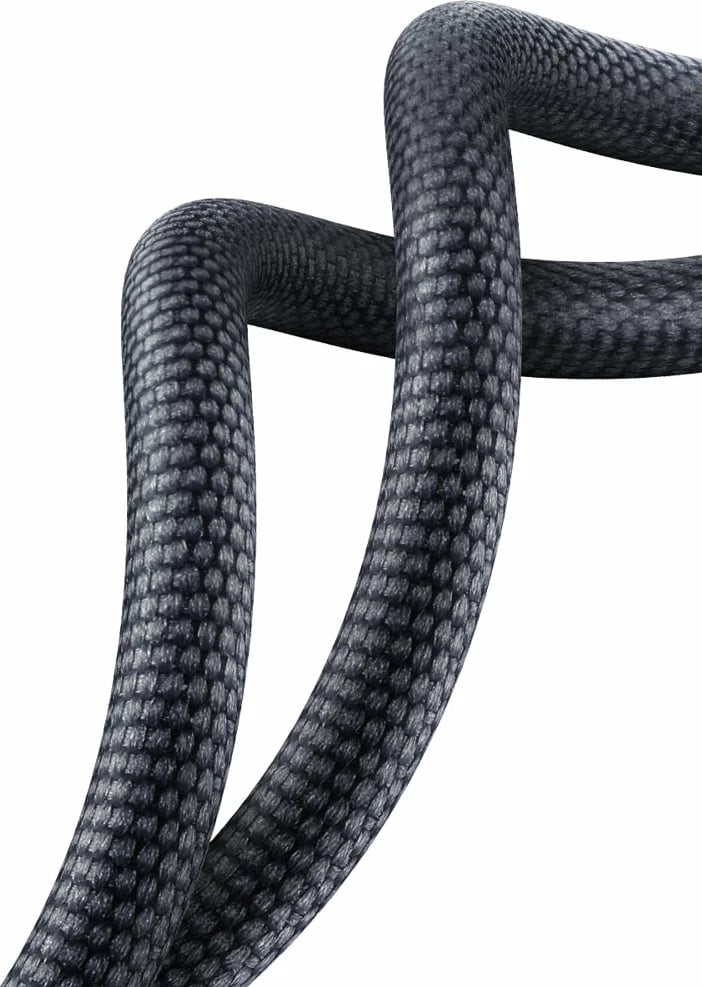 Kabllo për karikim të shpejtë Baseus Crystal Shine Series, USB-A në USB-C, 2m, 100W, e zezë