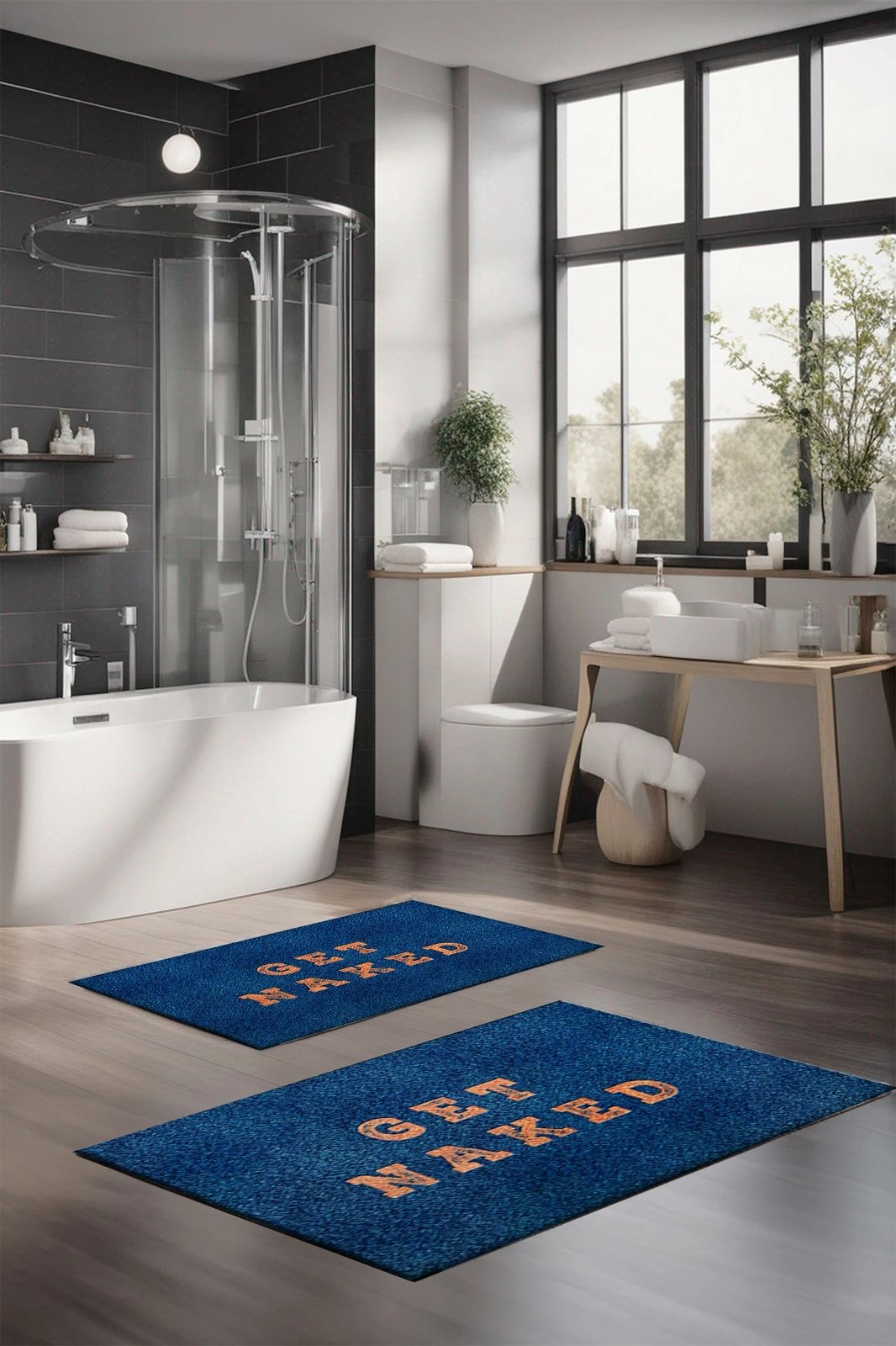 Set dy tapeta për banjo, Mijölnir, shumëngjyrëshe, CT-5395, 2 copë