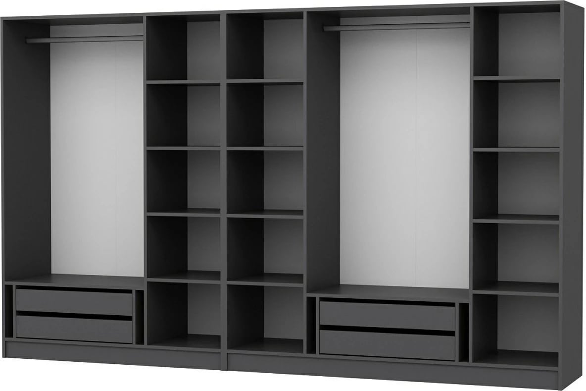 Dollap Skye Decor, ngjyrë antracit, 4942