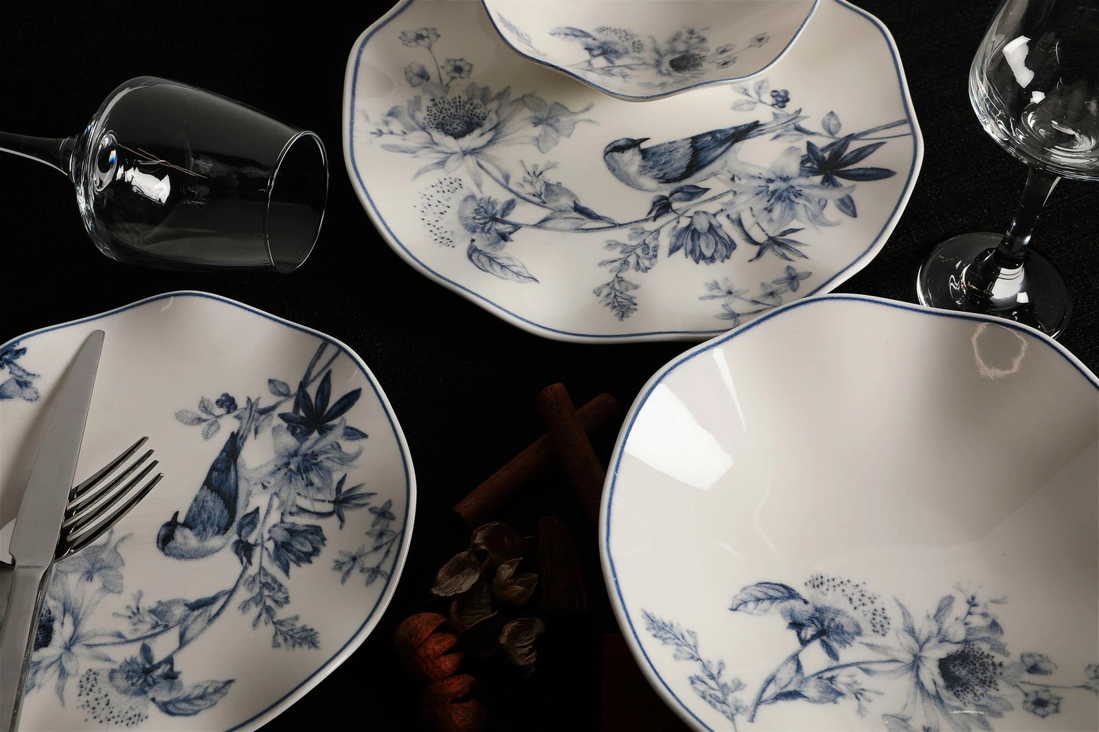 Set enësh për drekë (24 copë), Hermia, GBSNES24Y4E1891