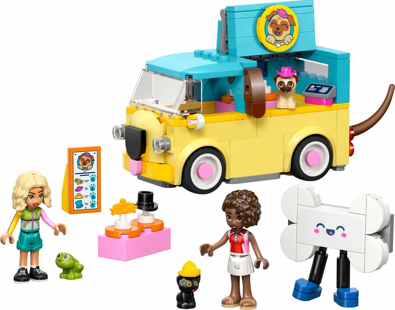 Set ndërtime LEGO Friends 42678 furgon aksesorësh për kafshë, 237 pjesë, 6+ vjeç