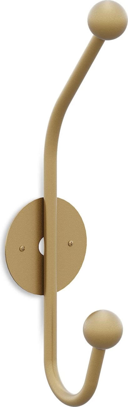 Varëse muri metalike, ngjyrë ari, Rhino-A, 6x9cm, lartësi 24cm