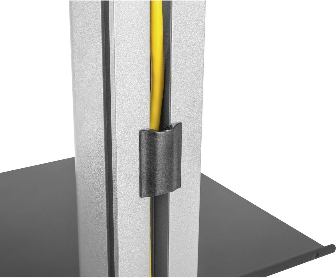 Mbajtës tavan-dysheme Maclean MC-791N për TV/monitor, 37-70", metal, argjend