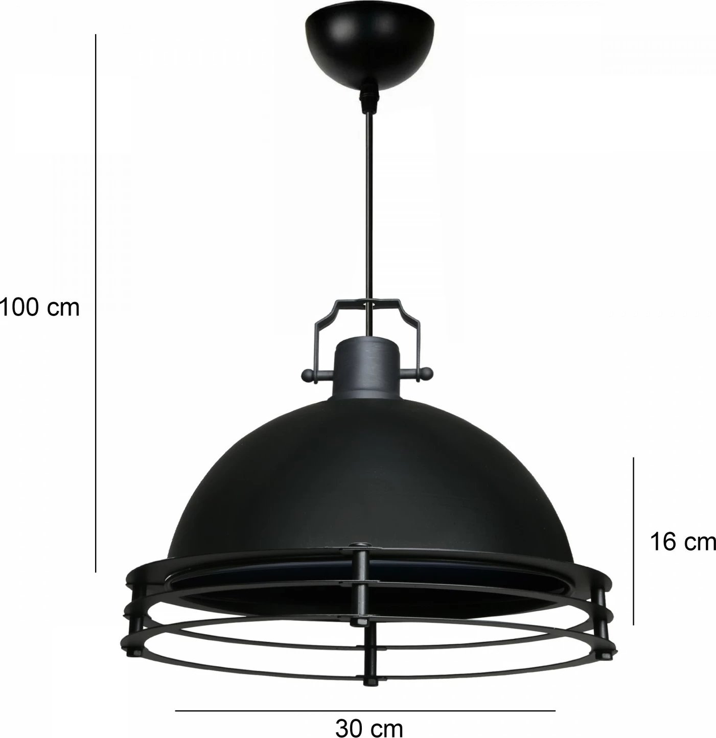 Llambë tavani Opviq, AYD-3578, e zezë, metal Llambë tavani Opviq, AYD-3578, e zezë, metal
