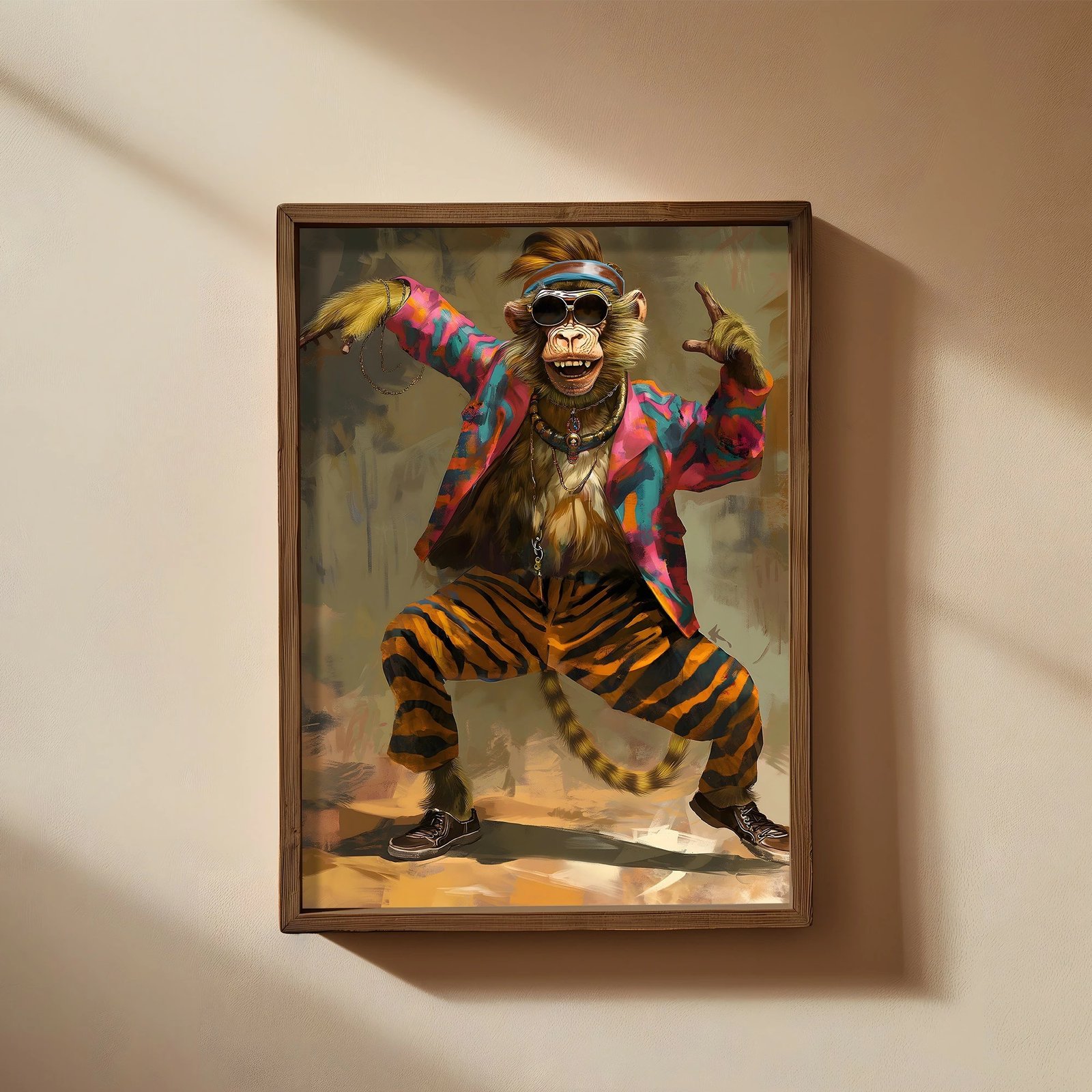 Pikturë dekorative me kornizë MDF, Wallity, AI154, shumëngjyrëshe