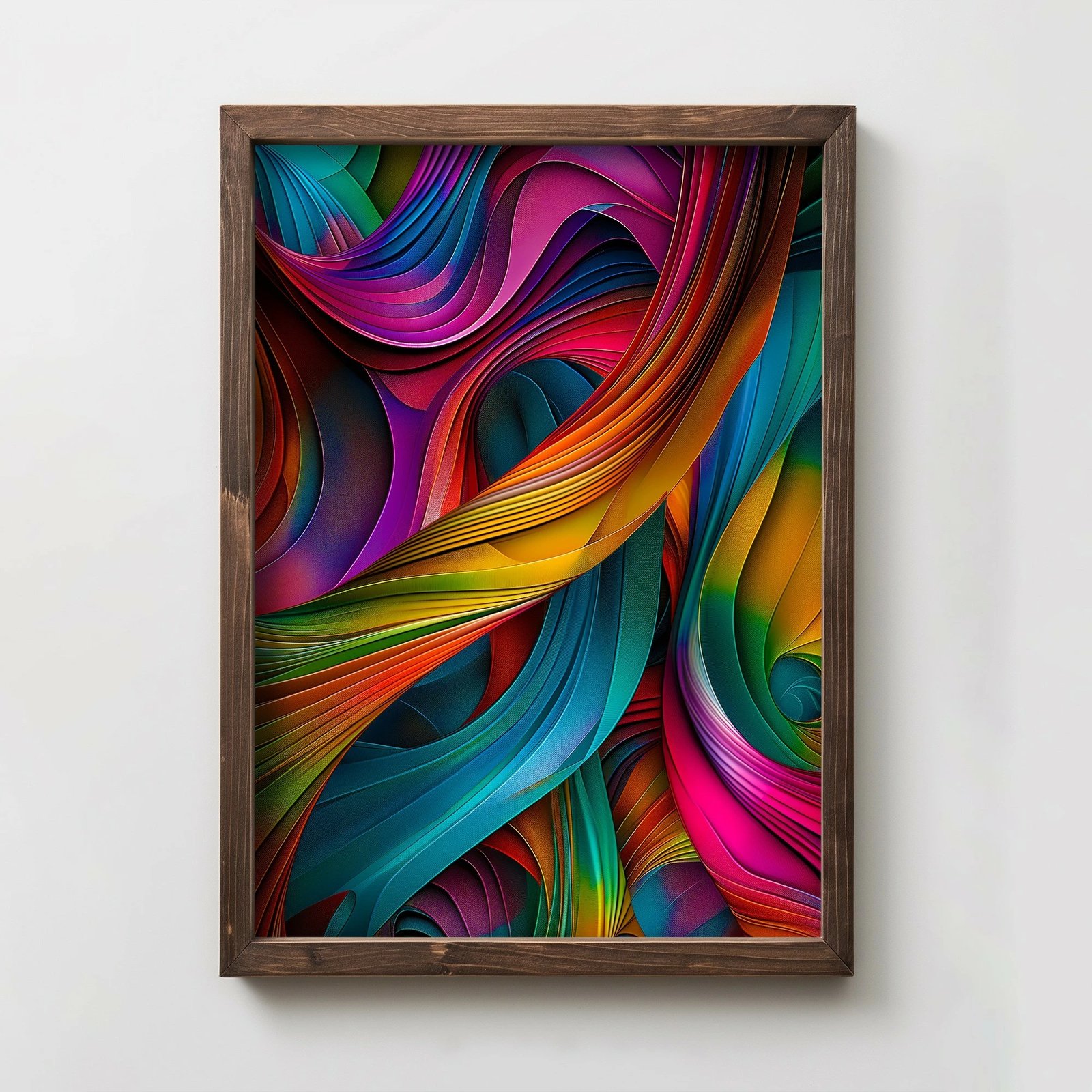 Pikturë dekorative me kornizë MDF, shumëngjyrëshe, TUN087-XL