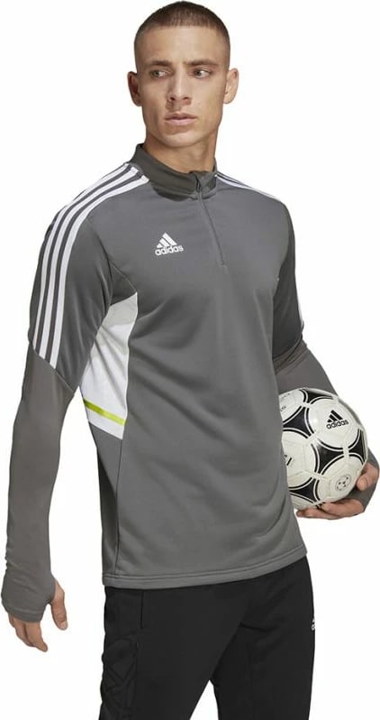 Duks për meshkuj adidas Condivo 22, me gjysmë zinxhir, gri