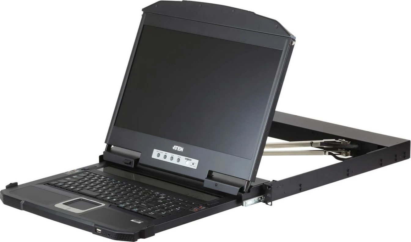 Konsolë rack ATEN CL3800NW-ATA-AG, 18.5", Dual Rail, HDMI/DVI/VGA, e zezë