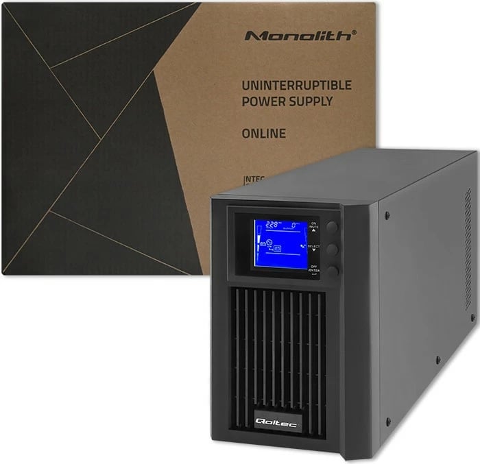 UPS Qoltec 53981, 2kVA, 1600W, Pure Sine Wave, LCD, USB, i zi UPS Qoltec 53981, 2kVA, 1600W, Pure Sine Wave, LCD, USB, i zi