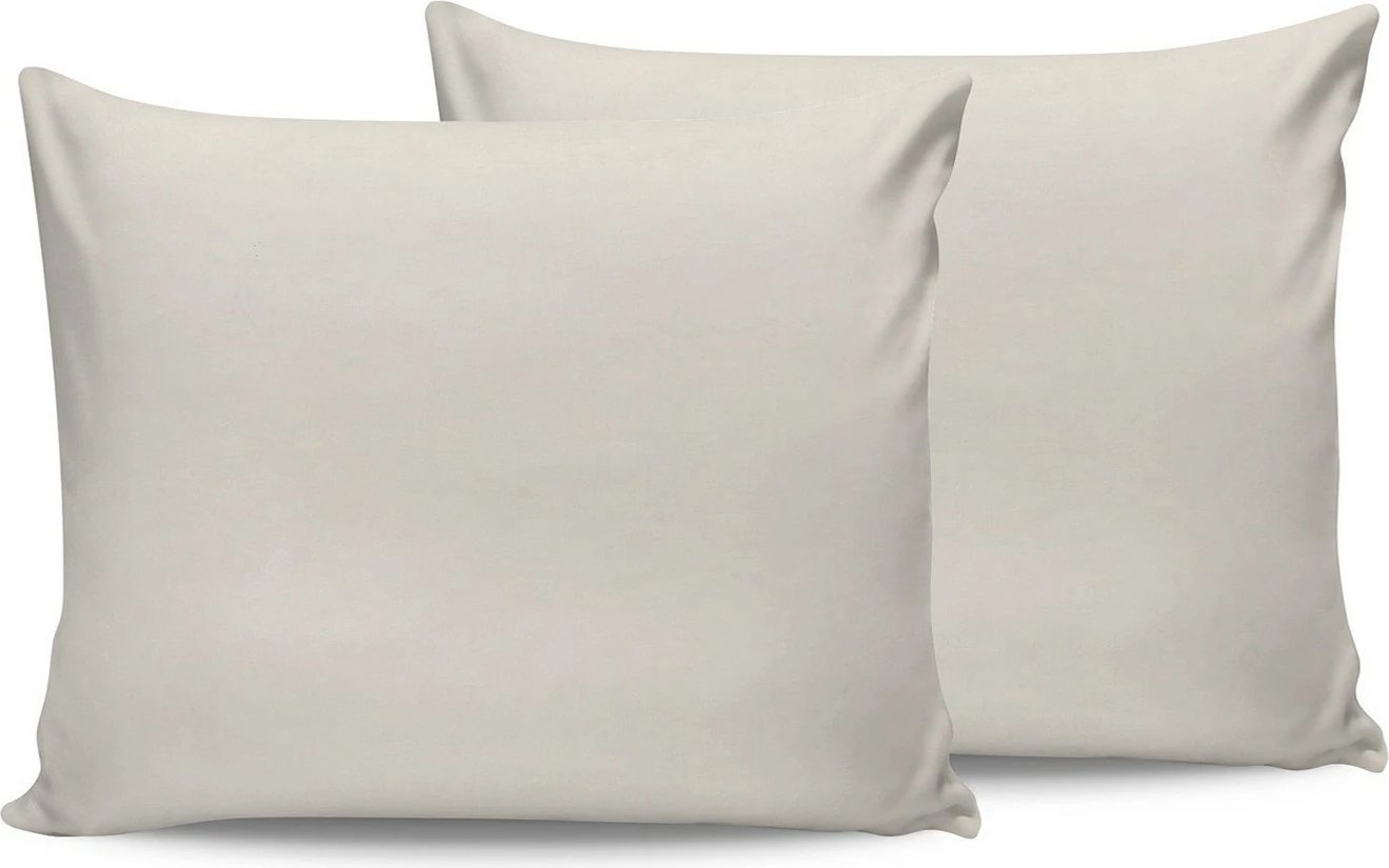 Set këllëfësh jastëku (2 copë), krem, L'Essentiel Linge de Maison