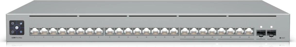 Switch Ubiquiti Pro Max 24, L3, 2.5G Ethernet (100/1000/2500), Rack mounting, 1U