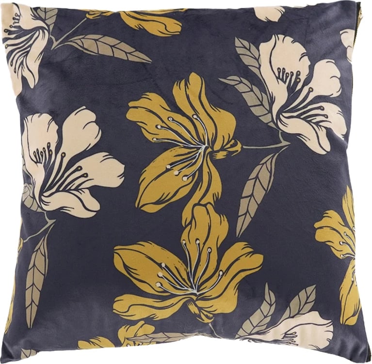 Jastëk dekorativ Auris, kadife, shumëngjyrësh, 45x45cm