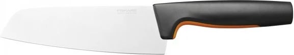 Thikë kuzhine Santoku Fiskars Functional Form 16cm, e zezë/portokalli