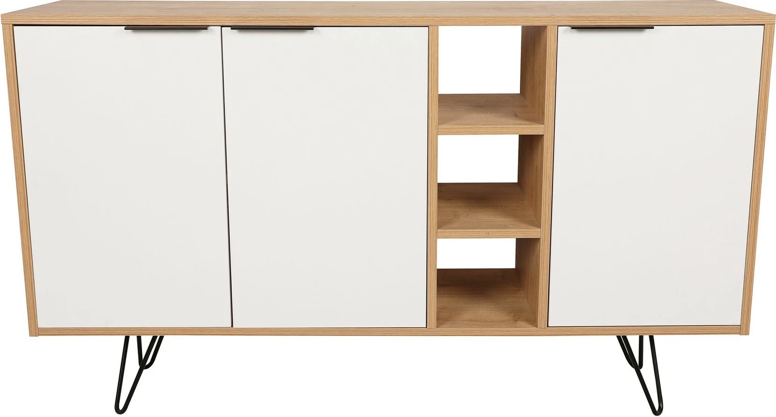 Konsol Skye Decor, Clara, ngjyrë lisi dhe e bardhë