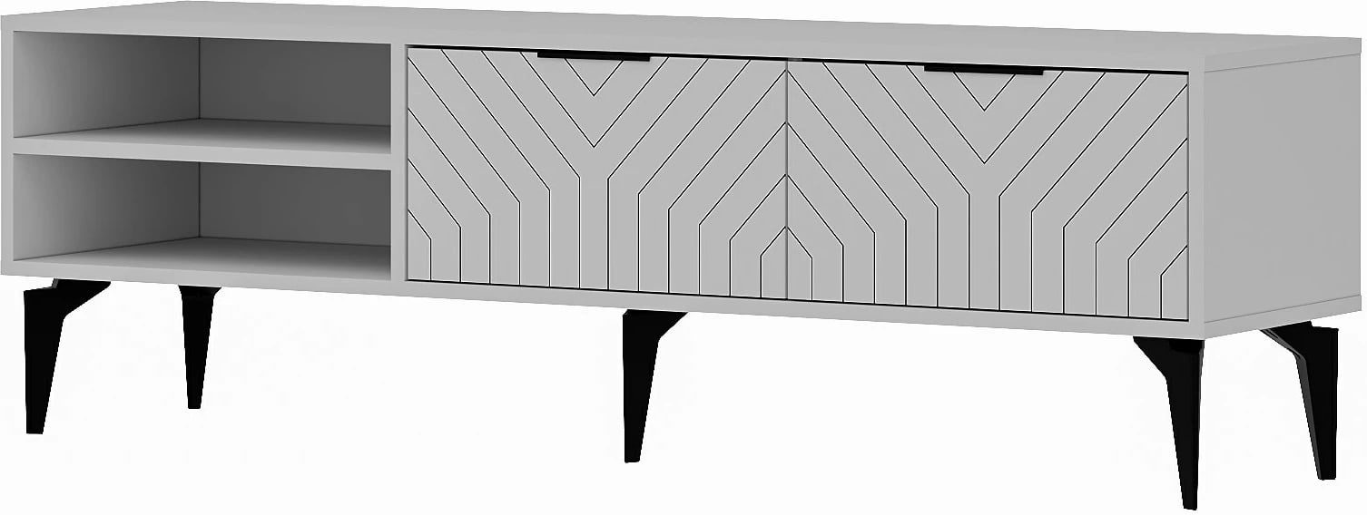 Komodë TV Skye Decor Regina, e bardhë