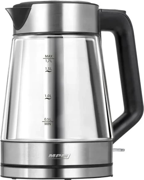 Ibrik elektrik MPM MCZ-122, 1.7 L, 2200 W, Inox, i zi