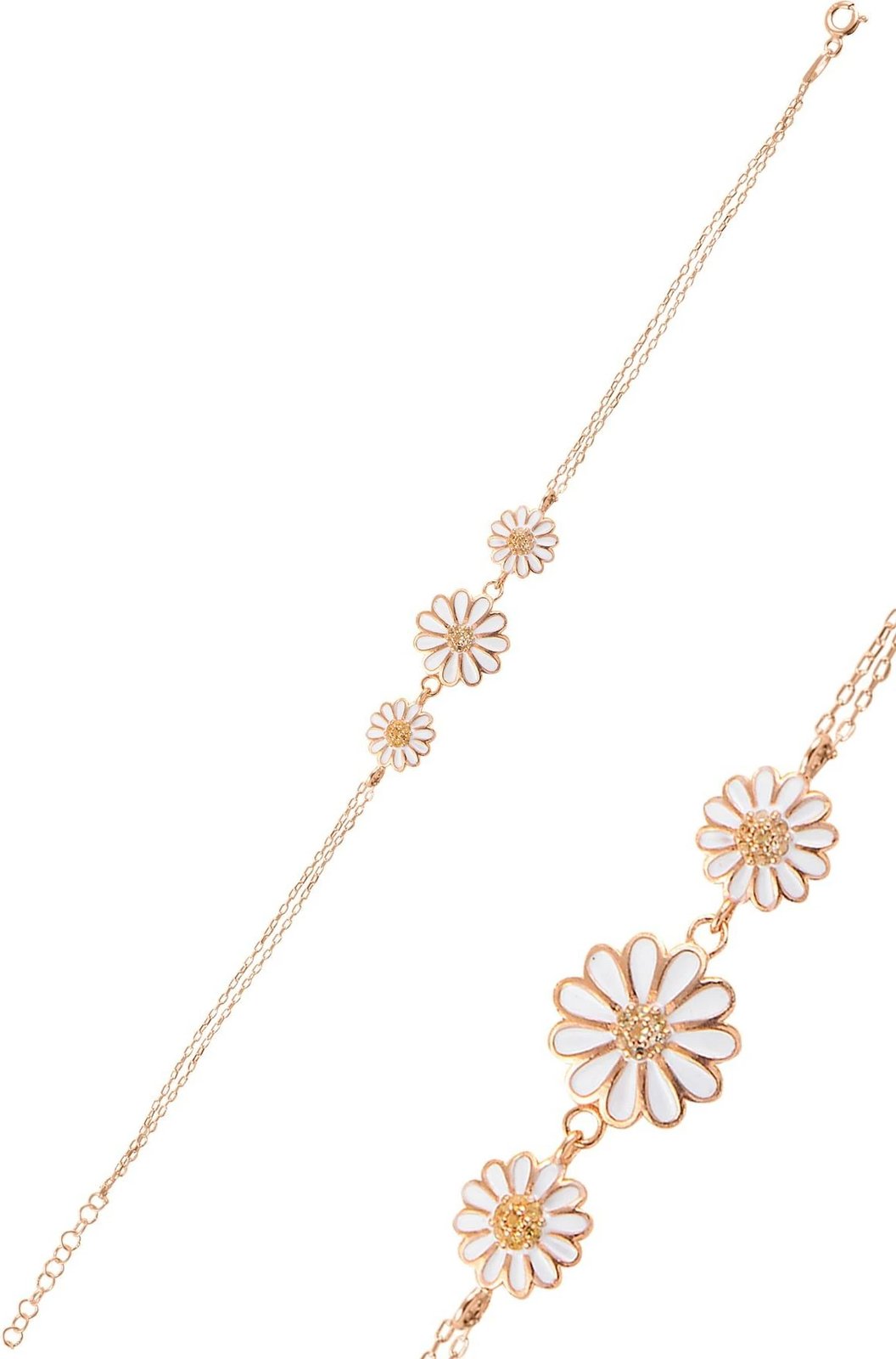 Byzylyk argjendi, ngjyrë rozë e artë, Jumeon, 10993ROS