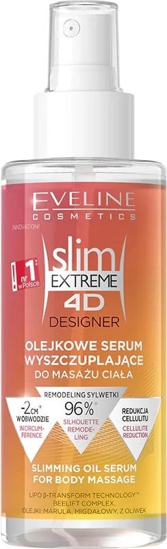 Serum për dobësim trupi Eveline Cosmetics Slim Extreme 4D për femra 150ml
