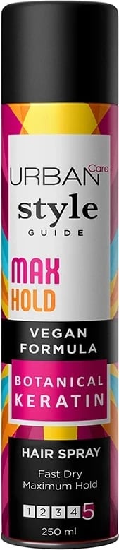 Sprej për Flokë Urban Care, Guide Max Hold, 250 ml