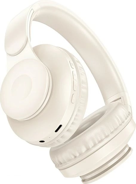 Kufje HOCO W45 pa tela, Bluetooth 5.3, mikrofon i integrum, e bardhë