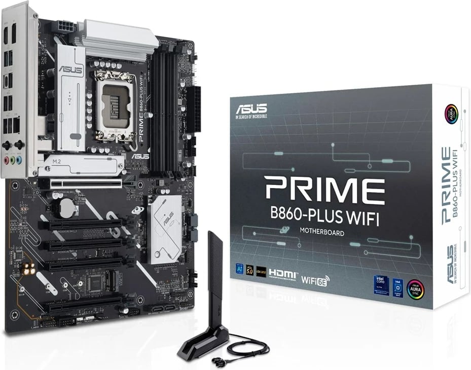 Pllakë amë ASUS PRIME B860-PLUS WIFI, ATX, Intel B860, Wi-Fi 6E