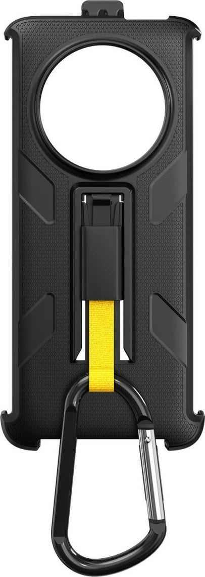 Mbështjellës Ulefone Armor 23 Ultra, multifunksional, me klips dhe karabiner, i zi