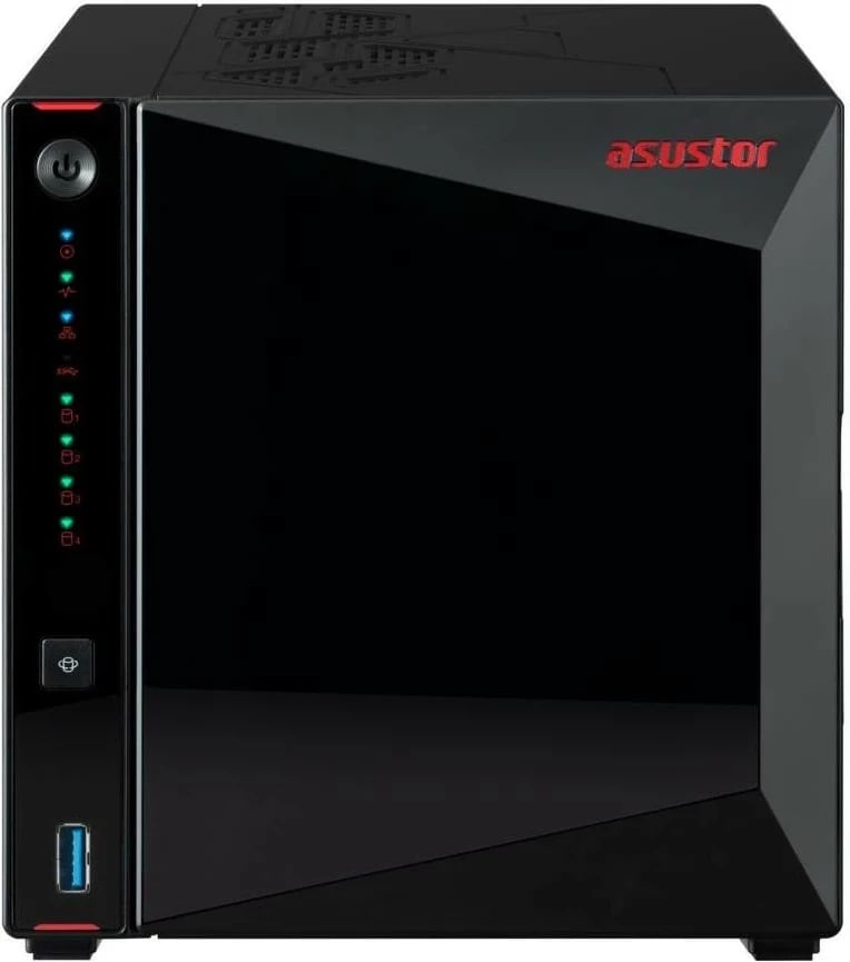 NAS Asustor AS5404T, 4GB RAM, 8 disqe, HDMI, USB 3.2
