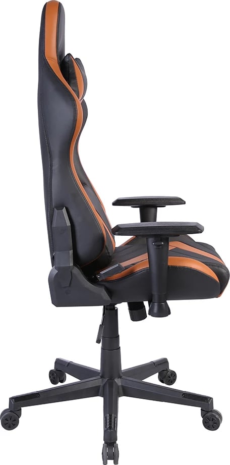 Karrige gaming Dyskord, ngjyrë e zezë-kamel, 50x74x137