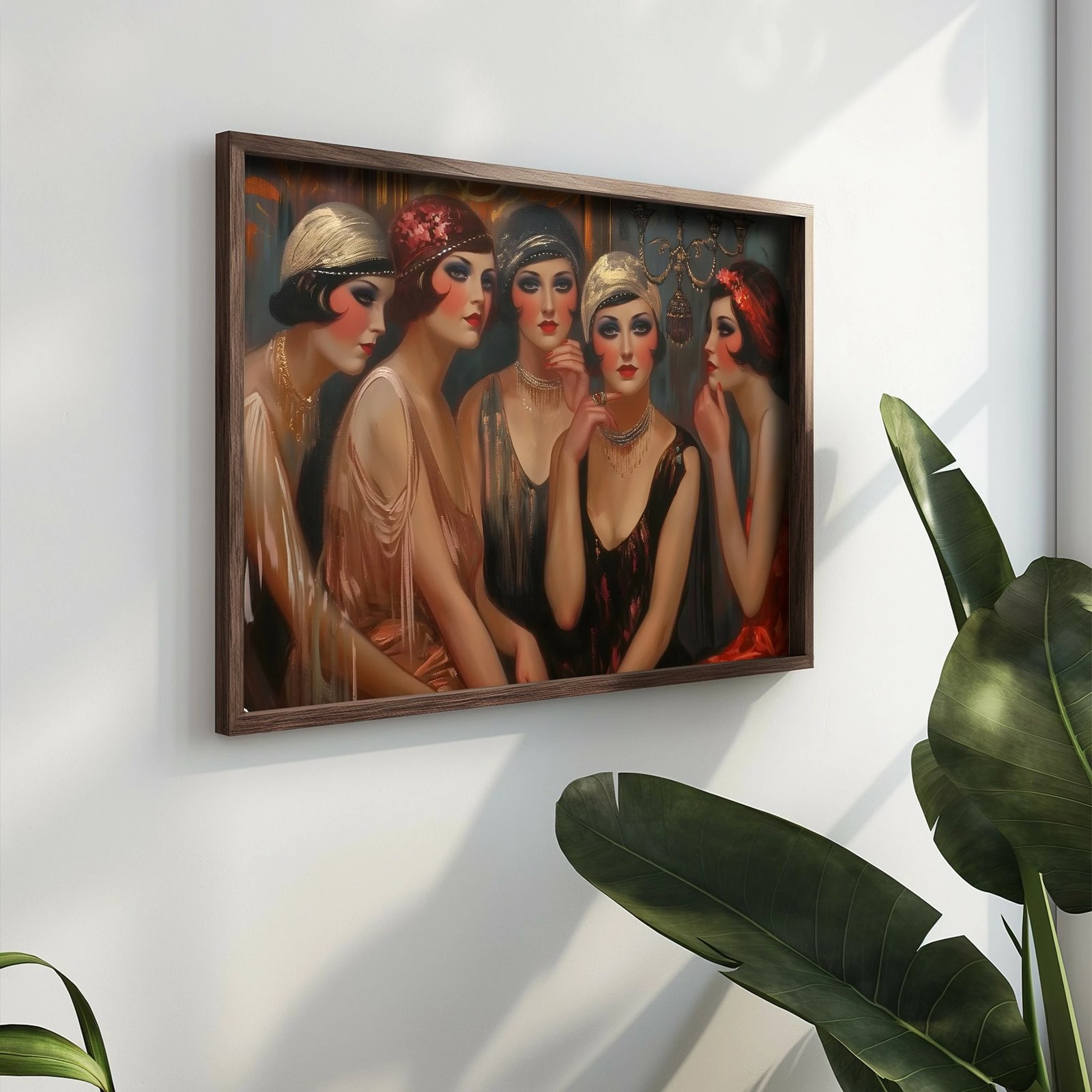 Pikturë dekorative me kornizë MDF, shumëngjyrëshe, Wallity, GE153-L