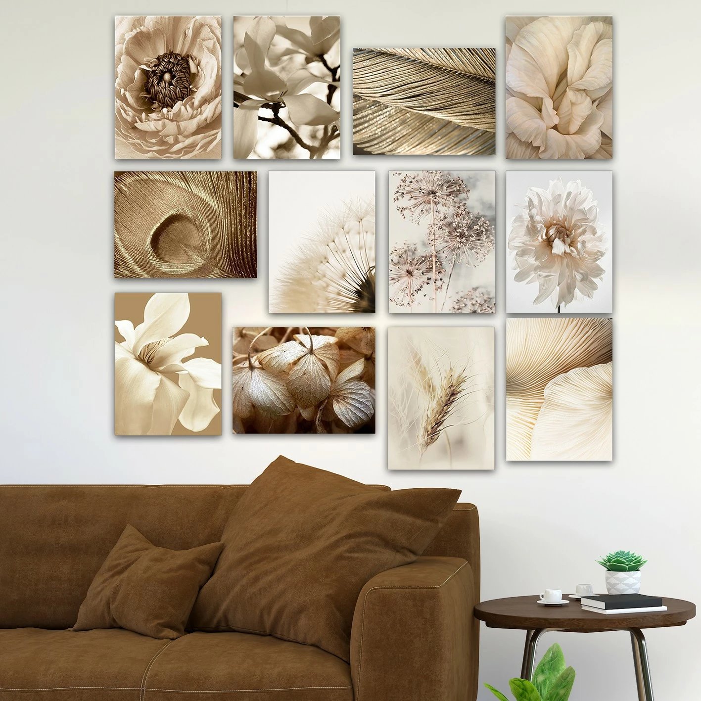 Piktura dekorative MDF (12 copë), Wallity, 12MDF33YS