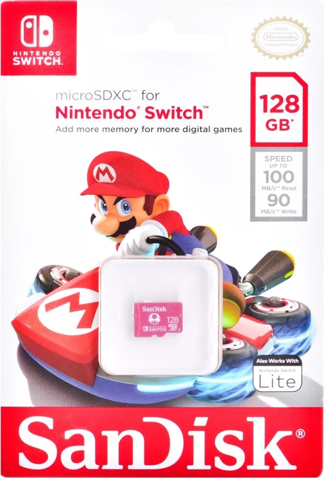 Kartë memorie SanDisk MicroSDXC, 128GB