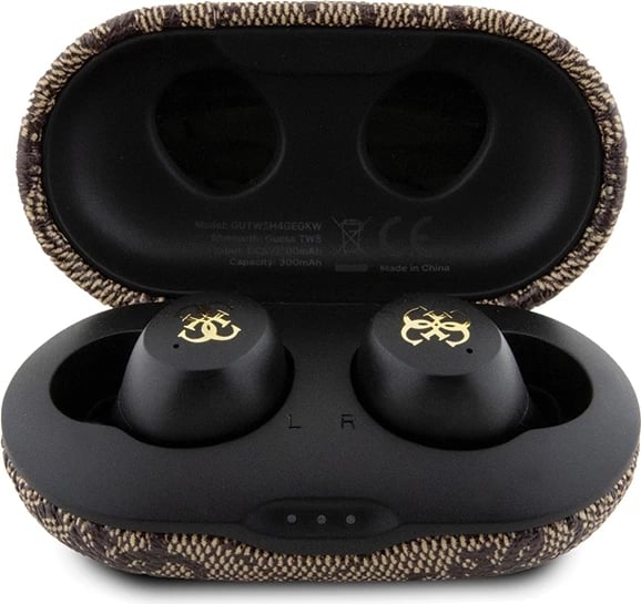Kufje Guess TWS 4G Metal me dok stacion, Bluetooth 5.3, kafe
