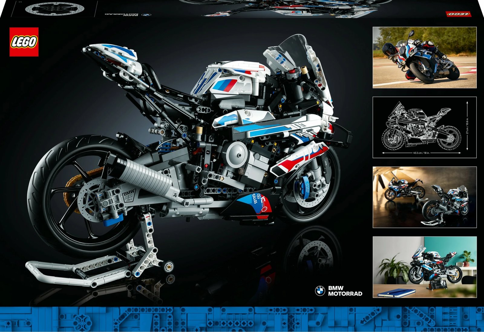 Set ndërtimi LEGO Technic BMW M 1000 RR, 1921 pjesë, shumëngjyrësh Set ndërtimi LEGO Technic BMW M 1000 RR, 1921 pjesë, shumëngjyrësh