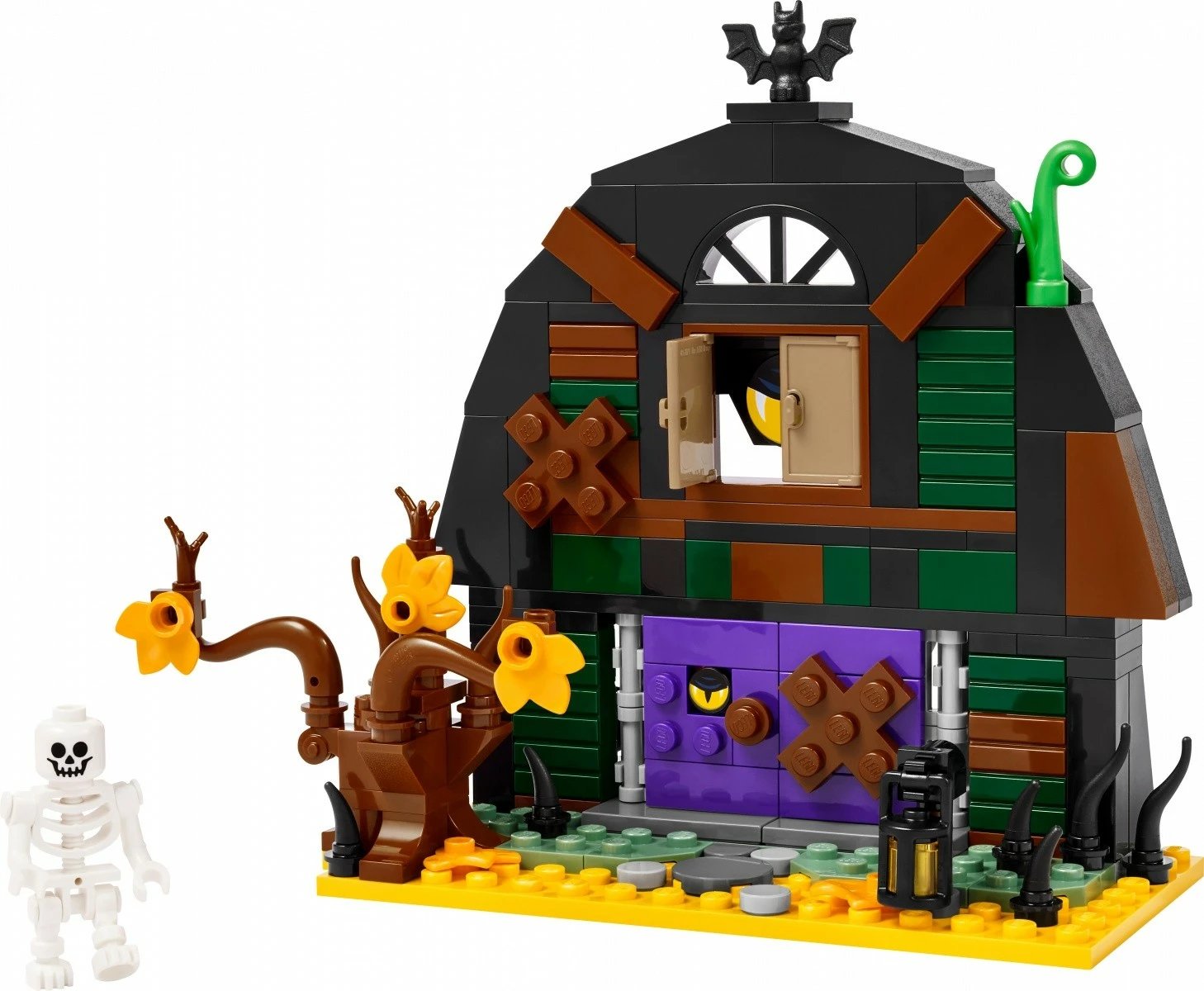 Set LEGO Halloween Barn 40721, 205 pjesë, për fëmijë, shumëngjyrësh