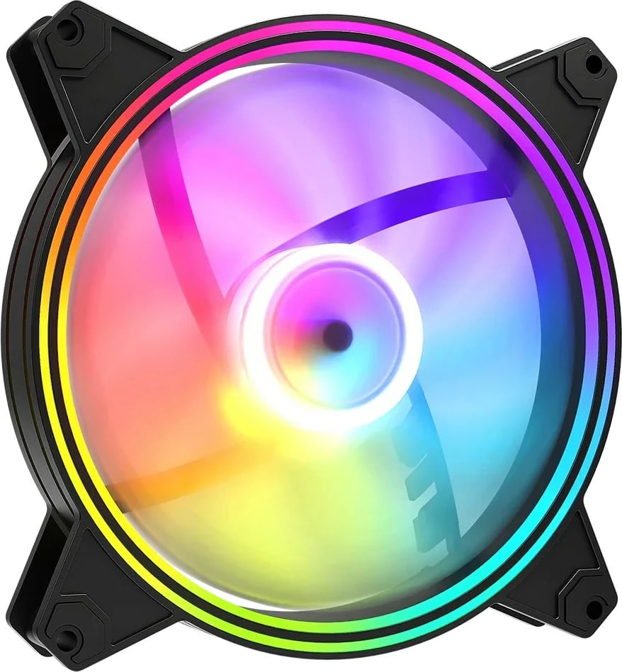 Ventilator ARGB MODECOM FAN-APEX-140S-ARGB-100, 140mm, i zi