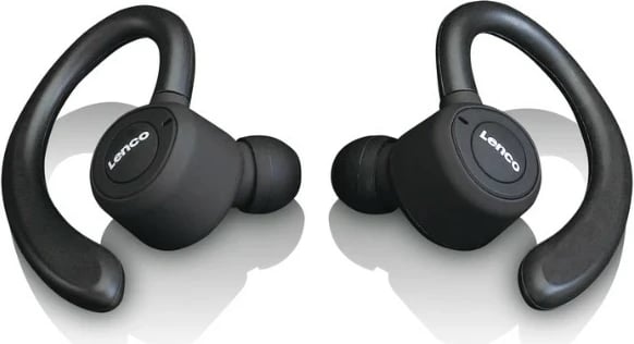 Kufje Lenco EPB-460BK Bluetooth, True Wireless, mikrofon, 60h, të zeza