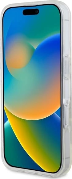 Mbështjellës Guess GUHMP16MHFGERET për iPhone 16 Plus 6.7", transparent, Glitter Circle MagSafe Mbështjellës Guess GUHMP16MHFGERET për iPhone 16 Plus 6.7", transparent, Glitter Circle MagSafe