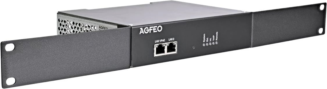 Pajisje rrjeti AGFEO ES PURE-IP X IT, 40 përdorues, 141 mm, 800 g