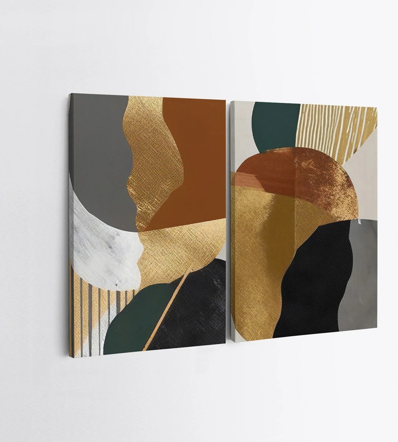 Pikturë dekorative në kanavacë, 2 copë, Wallity, 2KNV4385, 50x70 cm