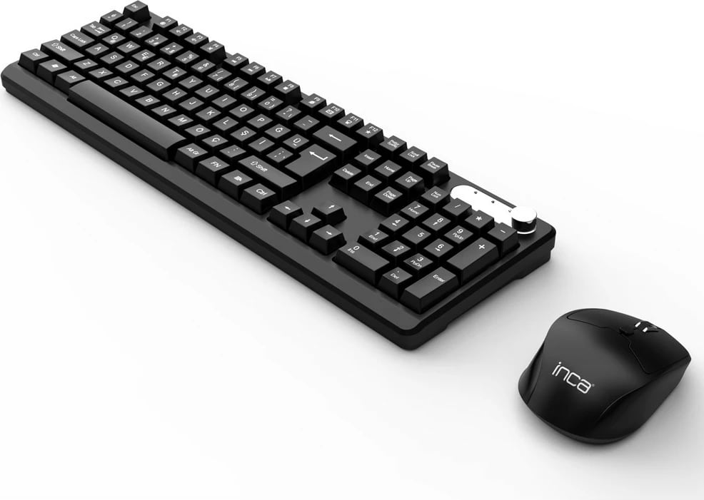 Set tastierë dhe maus Inca IWS-549U, USB 2.0/USB-C, zi