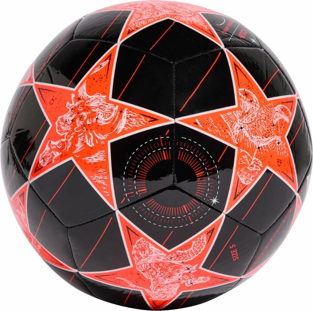 Top futbolli adidas për meshkuj, zi-portokalli
