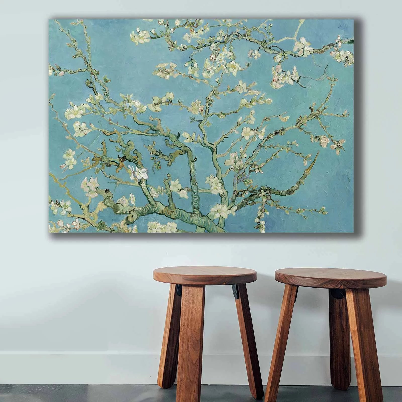 Pikturë dekorative në kanavacë, Almond Blossoms, 70x100cm, Wallity, 70100VANGOGH050